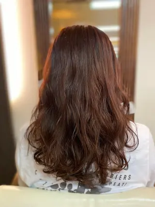 ロング カラー ヘアアレンジ 加藤 瑠美のヘアスタイル