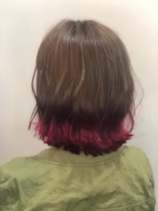 ミディアム カラー 万都里 MATSURIのヘアスタイル