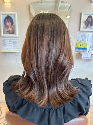 ミディアム 福山 凪沙のヘアスタイル