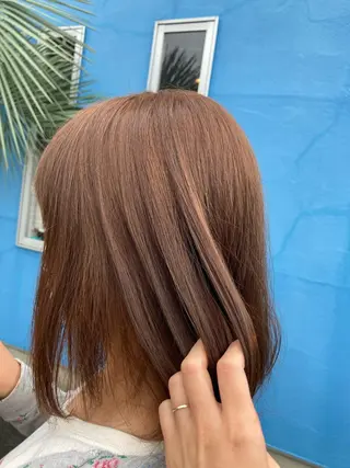 ミディアム カラー 大谷 亜依のヘアスタイル