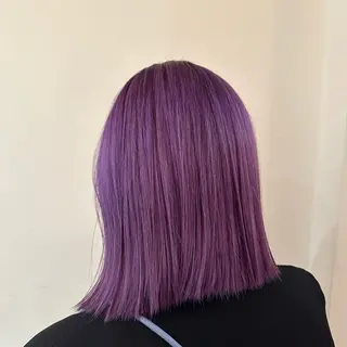 ミディアム カラー 飯島 美海のヘアスタイル