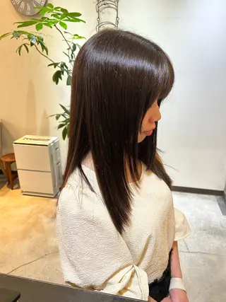 ロング 博多美容師 すずのヘアスタイル