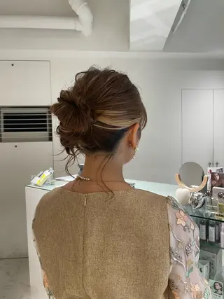 セミロング ヘアアレンジ loely 💞miyuのヘアスタイル