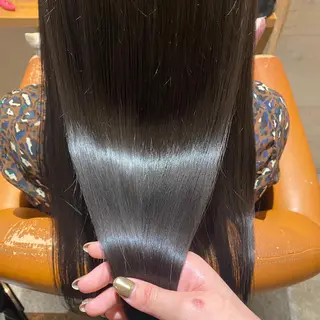 ロング 髪質改善×矯正🫧 韓国ヘアasamiのヘアスタイル