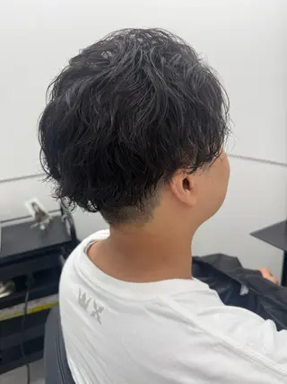 パーマ メンズ GO TODAY シェアサロン 銀座Arc店所属・デジタルパーマ🫧 韓国風ヘア🫧サクラのヘアスタイル