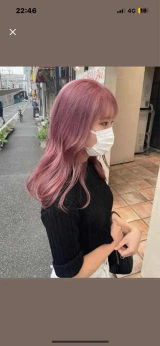 カラー 🎀透明感暖色カラー 🎀RINAのヘアスタイル