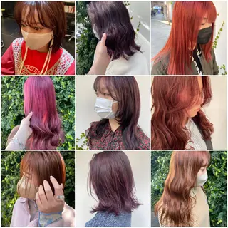 セミロング カラー NATSUKI😸 ✂︎南森町美容室のヘアスタイル