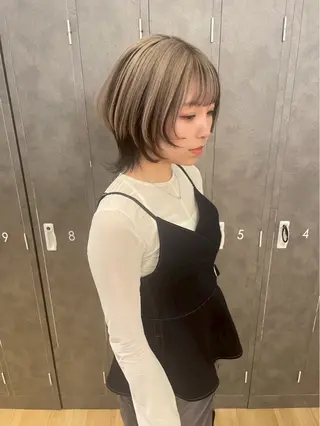 ショート カラー GIEN Nu+ 中谷 翔のヘアスタイル