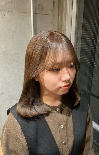 ミディアム カラー パーマ/ボブカット kanohaのヘアスタイル