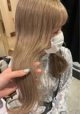 ロング カラー newi梅田🫧韓国 ヘア🫧sakiのヘアスタイル