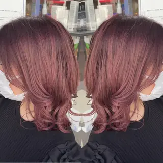 ロング カラー 縮毛/レイヤー 韓国/橋口のヘアスタイル