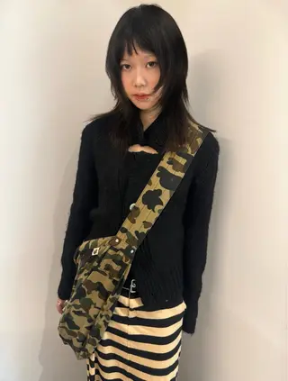 ミディアム misa___boo MISAのヘアスタイル