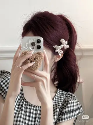 ロング カラー ガーリー♡女の子っぽ ヘア♡ピンクカラー♡のヘアスタイル