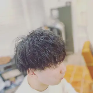 ショート パーマ ハイブリッド美容師！ 藤井 俊壮のヘアスタイル