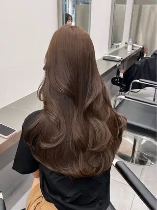 ロング 🚨メンズ曲がる 縮毛矯正りおん🚨のヘアスタイル