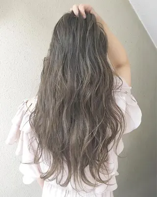 ロング カラー 【美髪矯正】【スト カール】小野村翔太のヘアスタイル