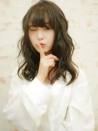 セミロング カラー Lucet所属・糸井 一輝のヘアスタイル