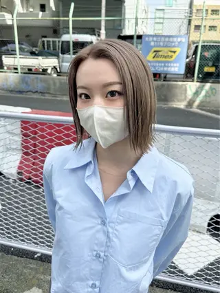 ショート カラー 【.ico】心斎橋 飛田ゆうきのヘアスタイル