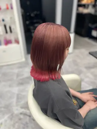 ミディアム white.梅田所属・White梅田  ／ COCOのヘアスタイル