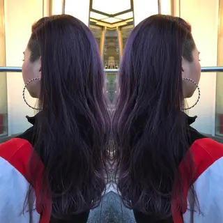 ロング カラー 青木 茂樹⭐️ 透明感カラーのヘアスタイル
