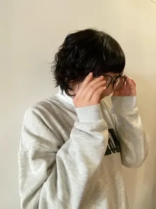 ショート パーマ パーマ、髪質改善 菊地美月のヘアスタイル