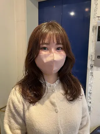 セミロング パーマ RYOMA/ 似合わせ🎧🤍のヘアスタイル