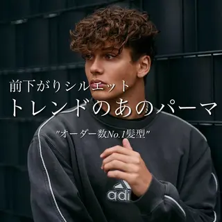 ショート パーマ メンズ 【メンズサロン】 BLUCK 横浜のヘアスタイル