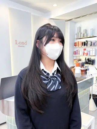 ロング 韓国ヘア/ ミラノのヘアスタイル