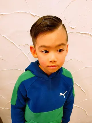 キッズ 髪質改善&白髪ぼかし カラー♡店長みやけ♡のヘアスタイル