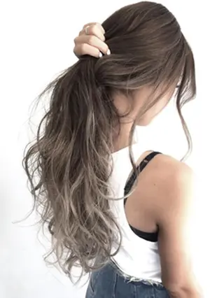 カラー パーマ 松戸　レイヤーカット 野口　康太郎のヘアスタイル