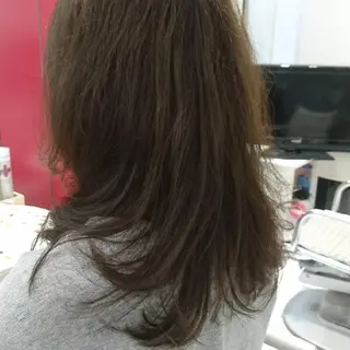 セミロング カラー 仲村 友孝のヘアスタイル