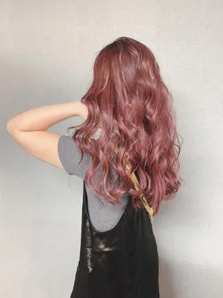 ミディアム カラー Selenehair 三条本店のヘアスタイル