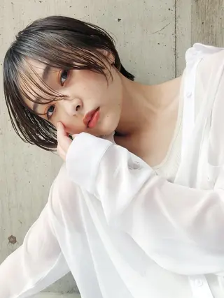 ショート 💖透明感カラー HAYATO💖のヘアスタイル