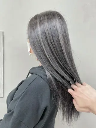 ロング カラー パーマ ヘアアレンジ filo byFeria渋谷所属・縮毛矯正/美髪 髪質改善/石田幸輔のヘアスタイル