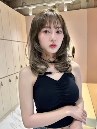 ミディアム カラー 小池はるみ🌙 カットモデル募集中のヘアスタイル