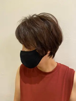 ショート カラー 🌼大人美人ショート 佐藤慎哉🌼のヘアスタイル