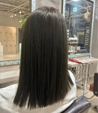 ミディアム カラー 髪質改善 TOMOMIのヘアスタイル