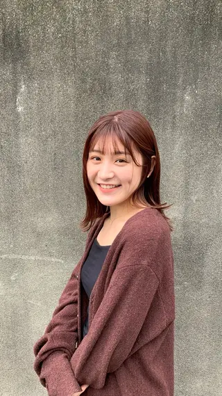 ミディアム カラー SABO 🪴岡田知佳のヘアスタイル