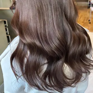 セミロング カラー D'na所属・🩰艶髪柔らかカラー ／サクラ🩰のヘアスタイル