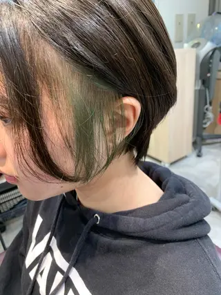 ショート カラー メンズブリーチカラー /NAOのヘアスタイル