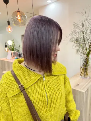 ミディアム カラー TOKI mahoのヘアスタイル