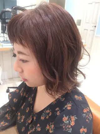 ミディアム カラー パーマ eyelist萩元 /店長🍒のマツエク・マツパデザイン