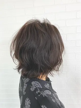 ショート カラー パーマ 🎁無料カットカラー 📷撮影モデル募集✨のヘアスタイル