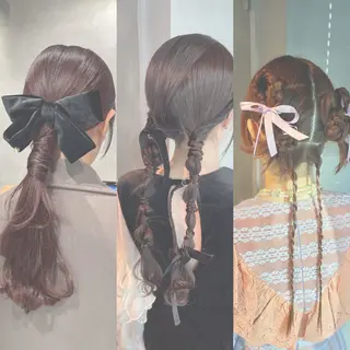 ヘアアレンジ charm《銀座》 ヘアセット/縮毛矯正のヘアスタイル