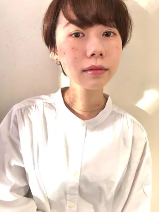 ショート さかい なつみのヘアスタイル