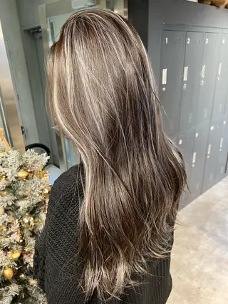 ロング カラー M IIのヘアスタイル