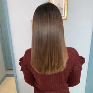 セミロング レイヤーカット/ 顔周り 五島巨幹のヘアスタイル