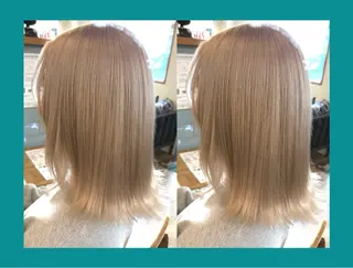 ミディアム カラー 髪質改善/ハイトーン /茅ヶ崎/YUKAのヘアスタイル