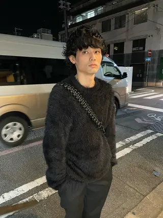 パーマ メンズ darts所属・マツダ レンのヘアスタイル