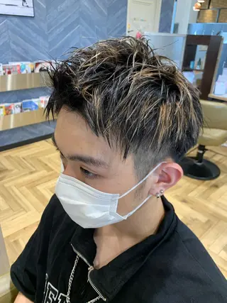 カラー メンズ RAY+beauty 安藤優樹のヘアスタイル